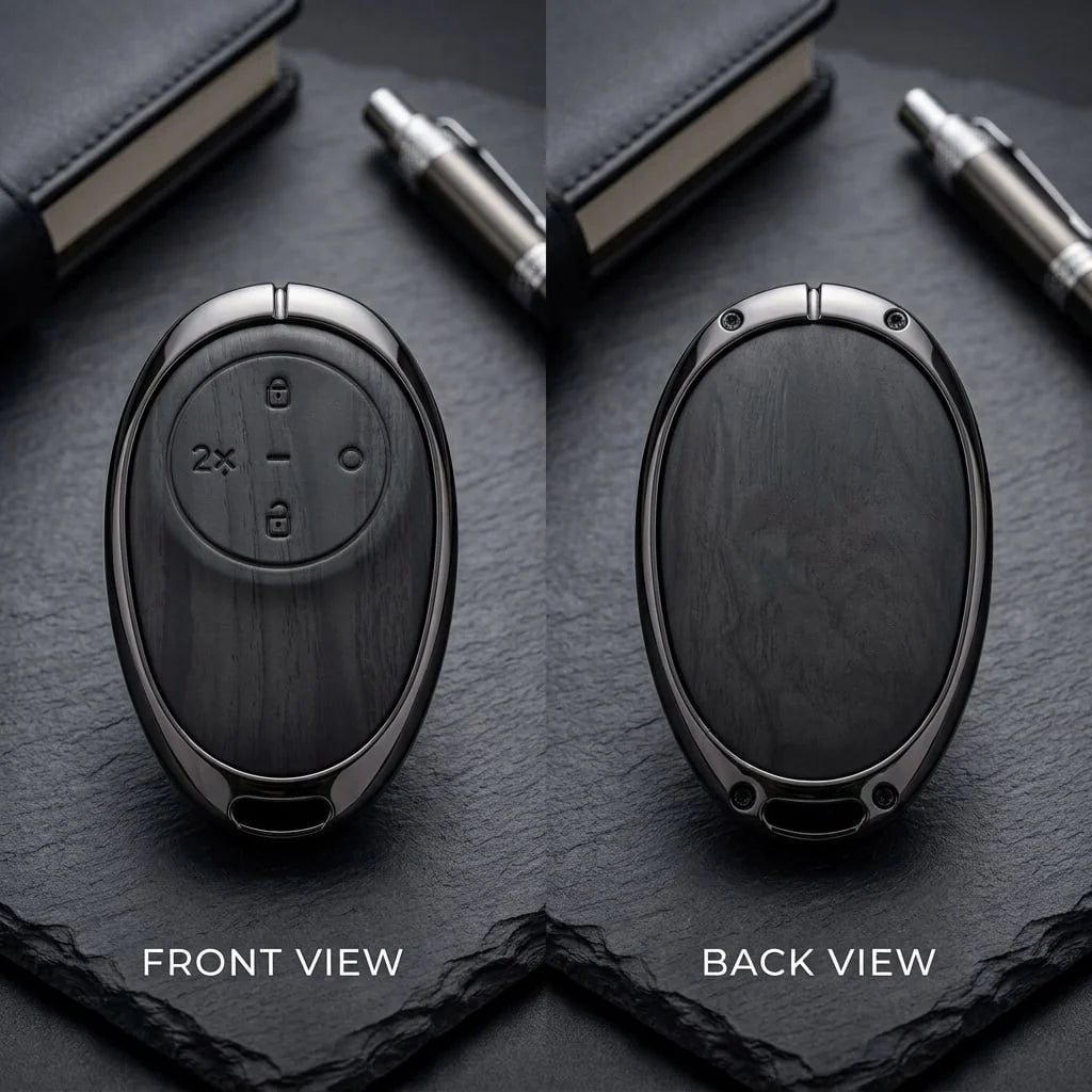 Aion UT Elite Series Metallic Car Key Case Luxury Zinc Alloy Protection Case(Black)