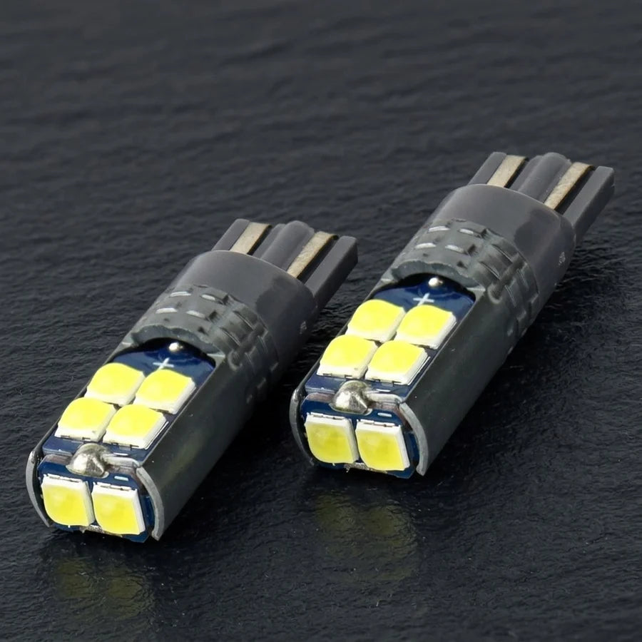 Parking Led Bulb Light T10 White 2Pcs Set