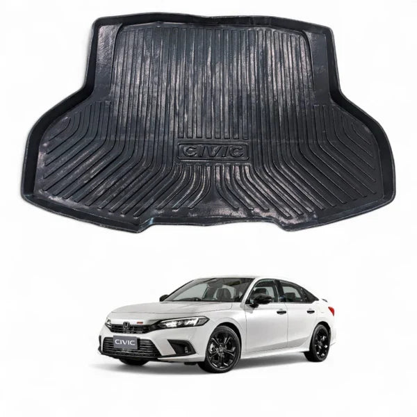 Heavy-Duty TPU Trunk Tray Mat For Honda Civic 2022 Model Waterproof Anti-Slip Cargo Liner in Premium Quality