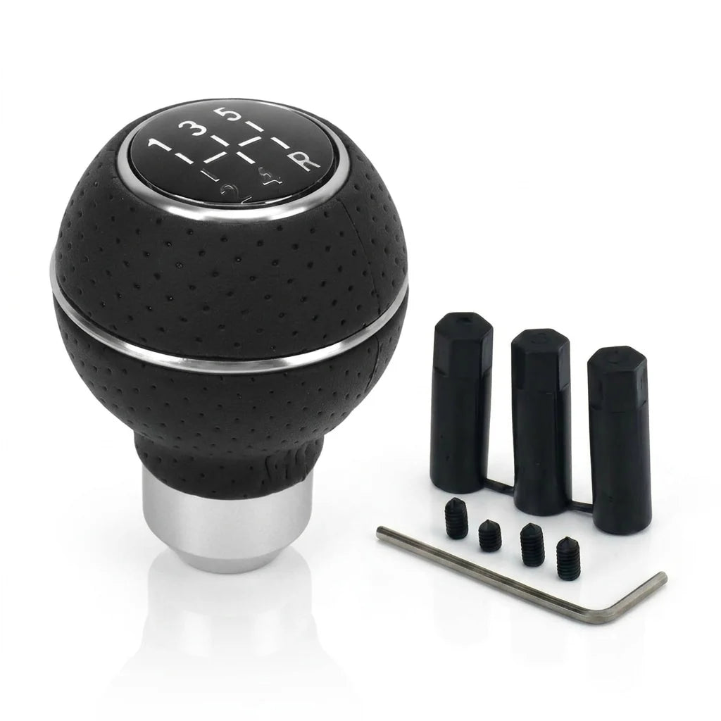 Gear Knob 5 Speed Silver Universal Gear Shift Knob Manual Transmission Shifter Lever Stick