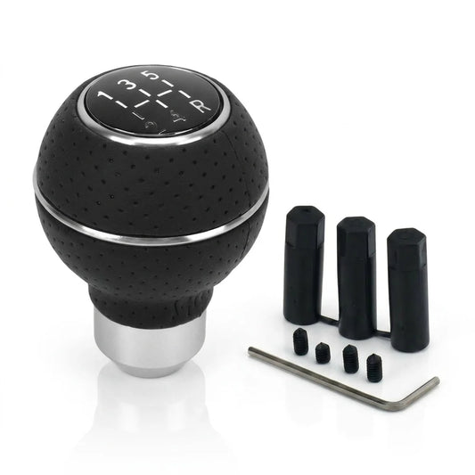 Gear Knob 5 Speed Silver Universal Gear Shift Knob Manual Transmission Shifter Lever Stick