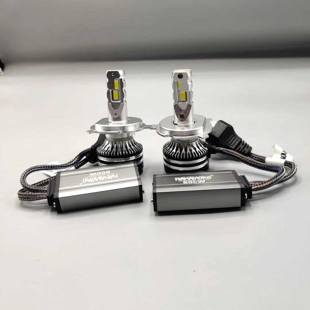 Sale 50% NAKAMORO LED Headlight Bulb Original H4 65 Watts 2 Pcs Se